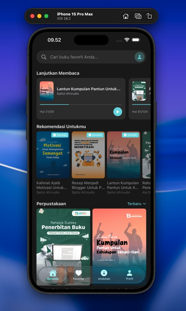 Home - Library & Recommendations